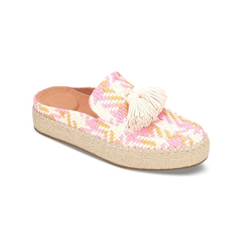 GENTLE SOULS KENNETH COLE Womens Pink Rory Toe Platform Slip On Mules 8.5 M